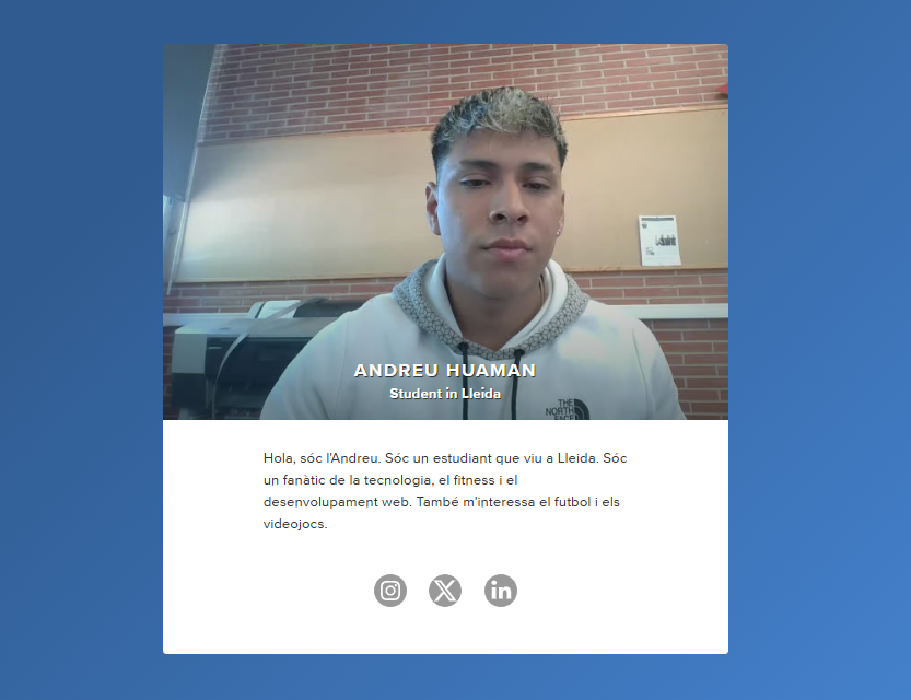 Imatge de presentació personal